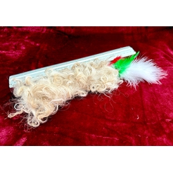 Purrs Christmas Santa Beard Dasher ClipOn - Fits PurrSuit, Frenzy & DaBird Rods